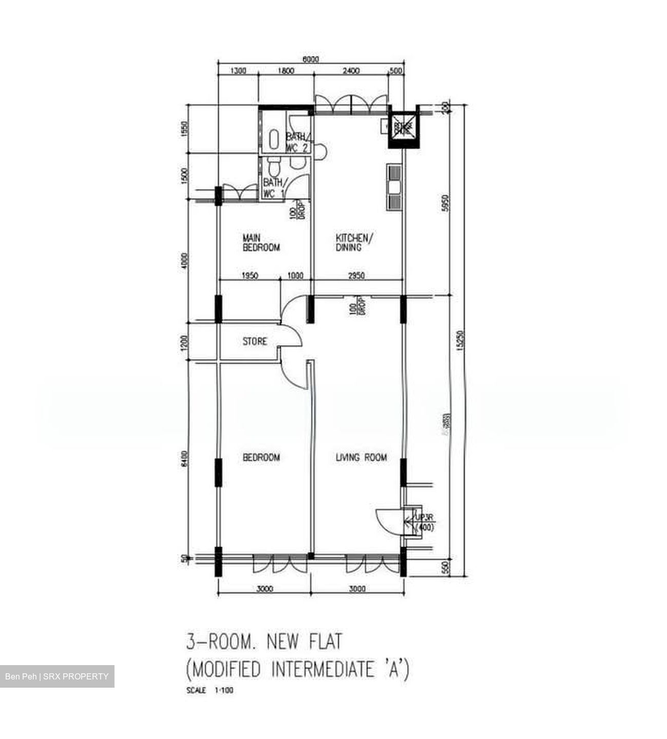 Blk 526 Bedok North Street 3 (Bedok), HDB 3 Rooms #584871651